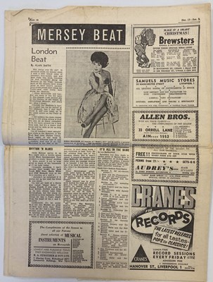 Lot 235 - MERSEY BEAT 1963 WITH BEATLES HEADLINE