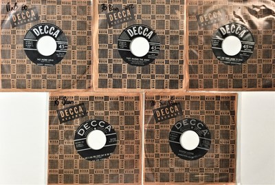 Lot 222 - DECCA - BLUES/ R&B 7" RARITIES