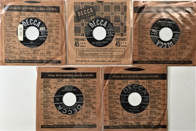 Lot 222 - DECCA - BLUES/ R&B 7" RARITIES