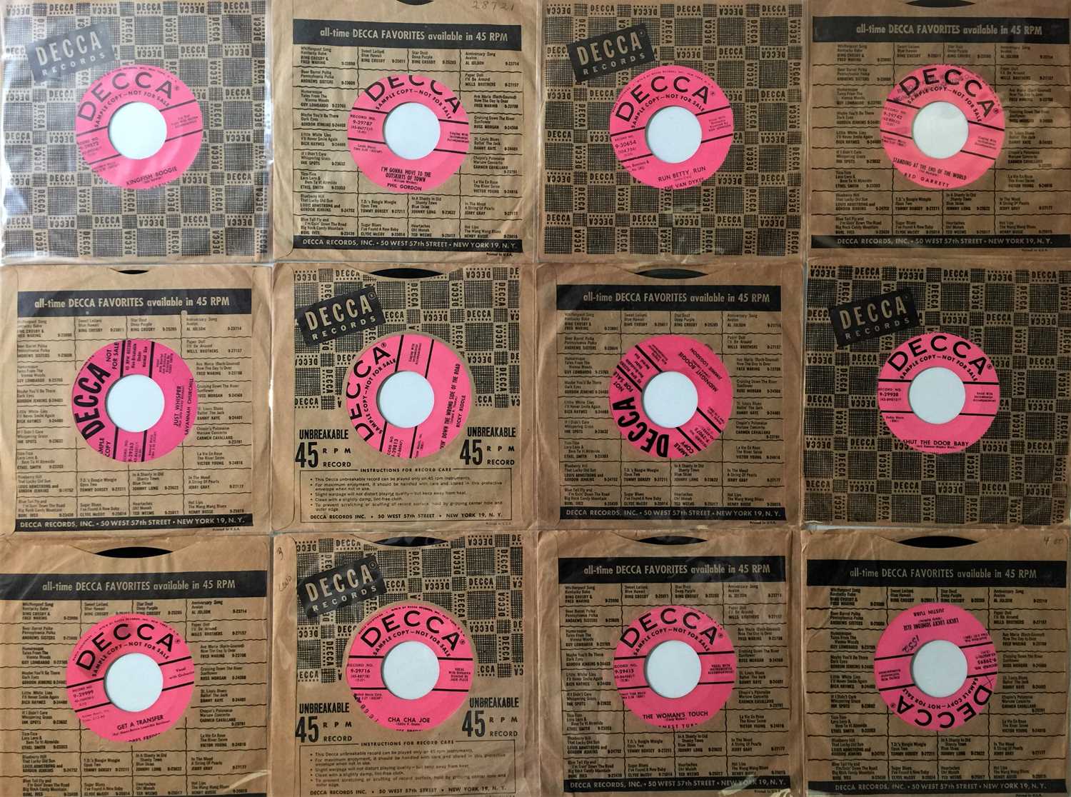 Lot 227 - DECCA - 7" COLLECTION