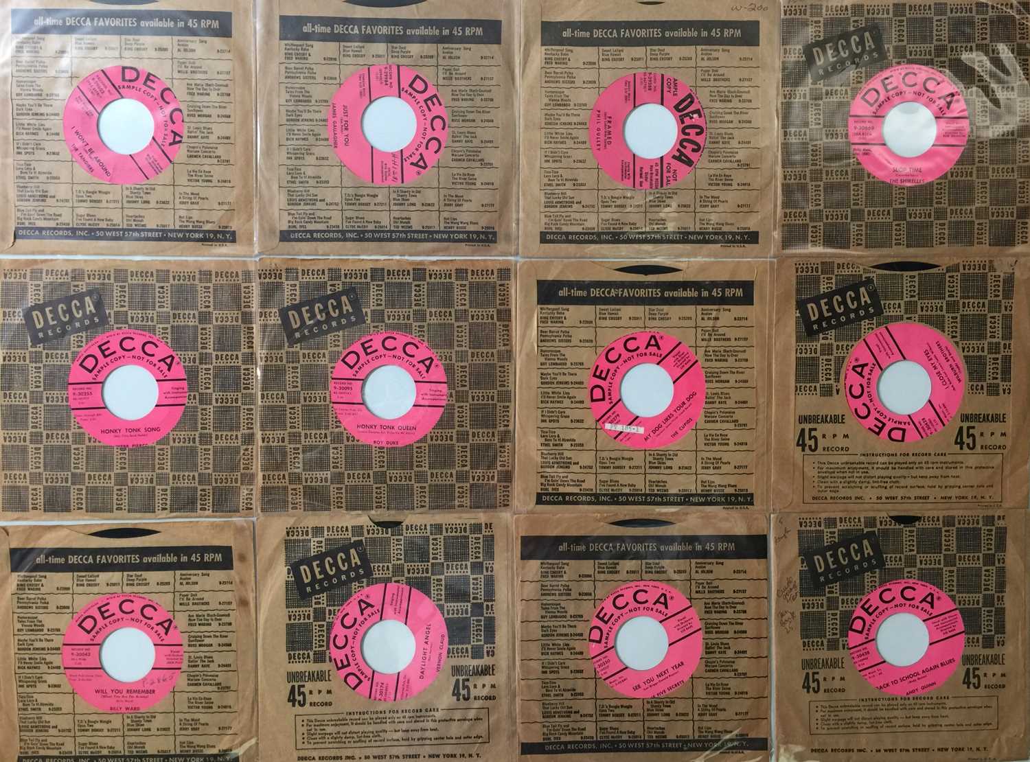 Lot 227 DECCA 7" COLLECTION