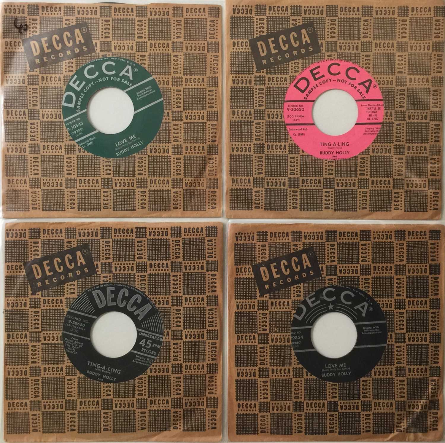 Lot 235 - BUDDY HOLLY - 7" DECCA RARITIES