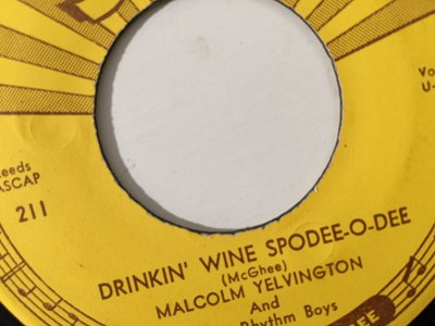 Lot 246 - MALCOLM YELVINGTON - DRINKIN' WINE SPODEE-O-DEE 7" (ROCKABILLY - SUN 211)