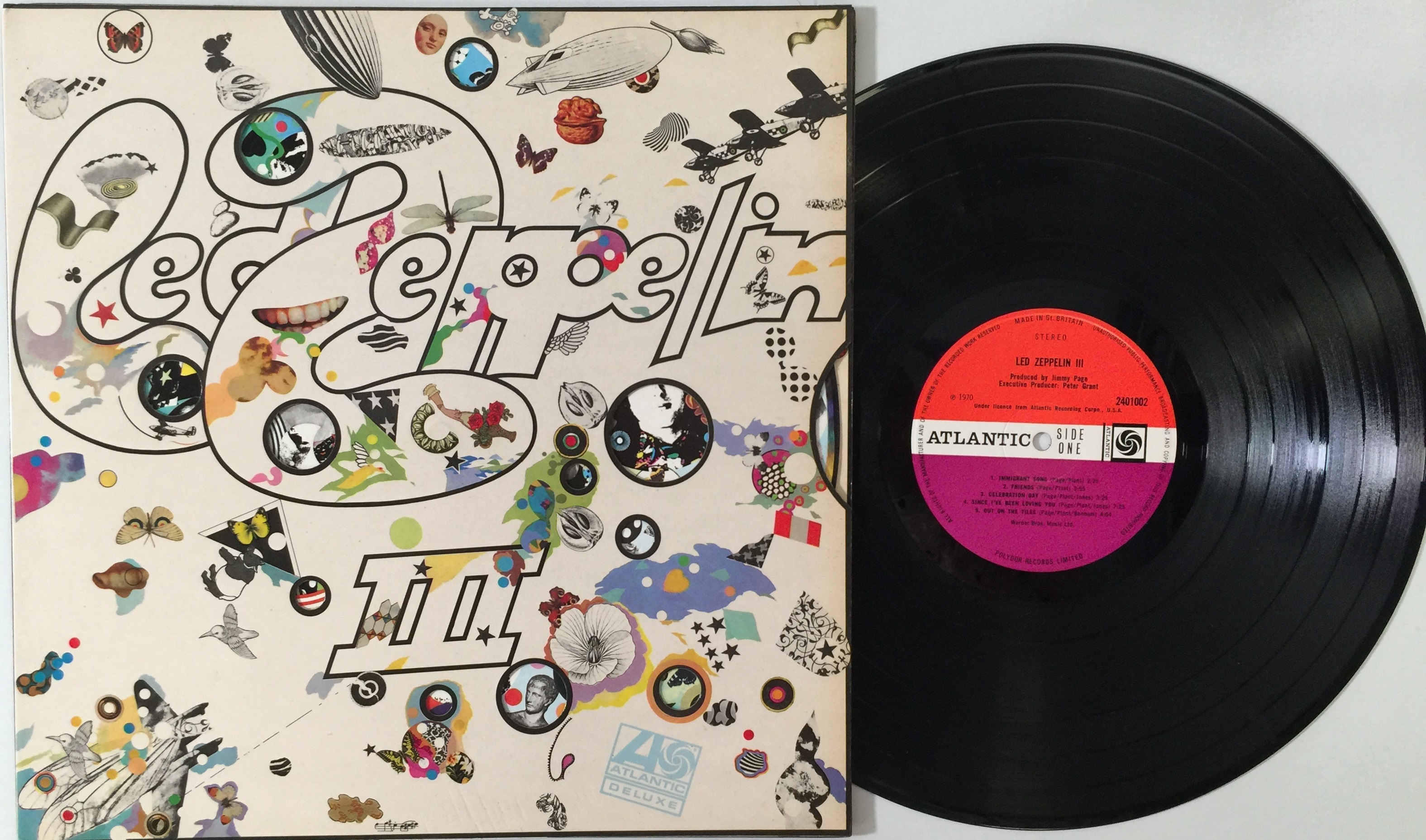 Lot 193 LED ZEPPELIN III LP (ORIGINAL UK COPY
