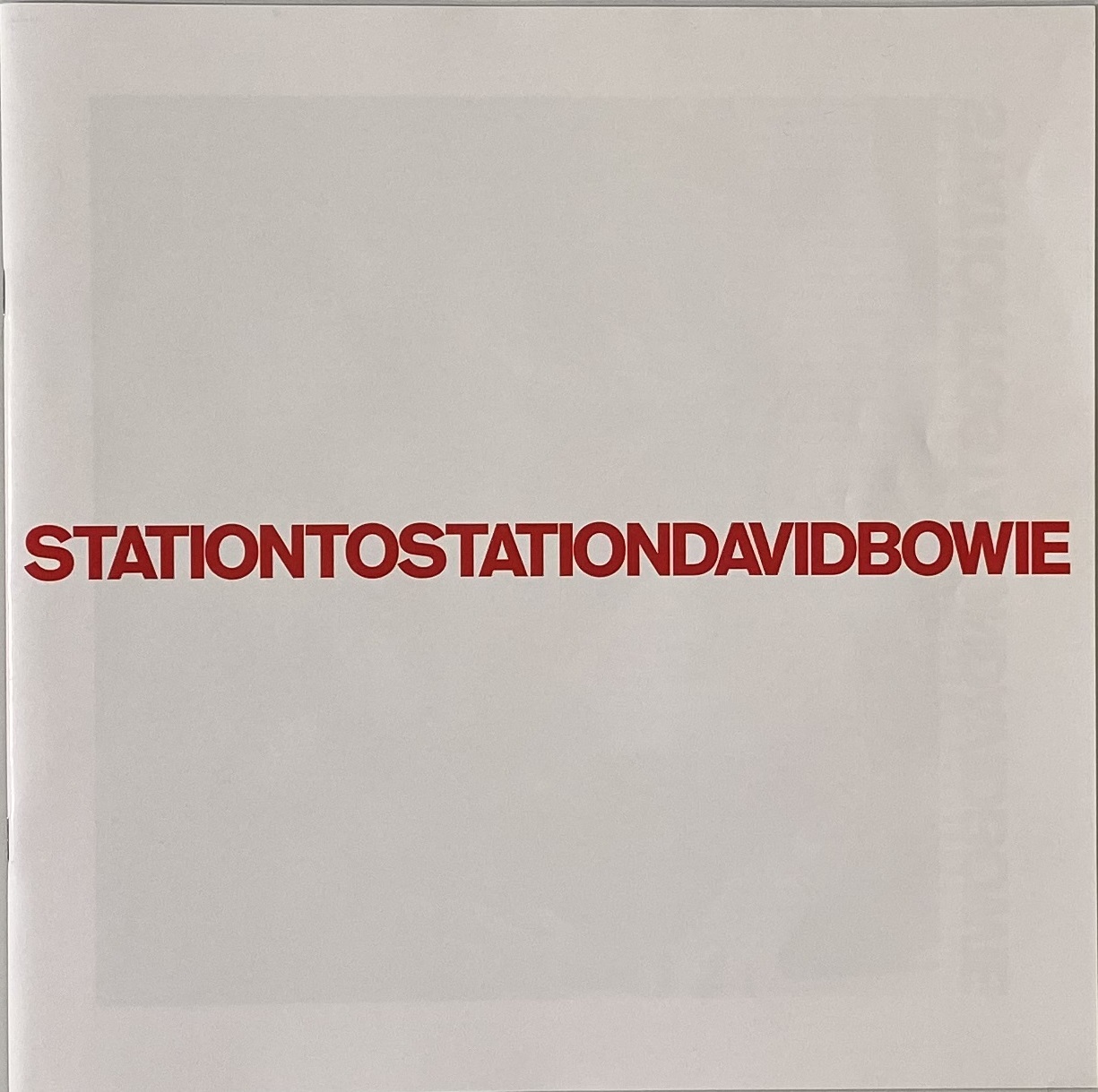 Lot 676 - DAVID BOWIE - STATION TO STATION BOX SET