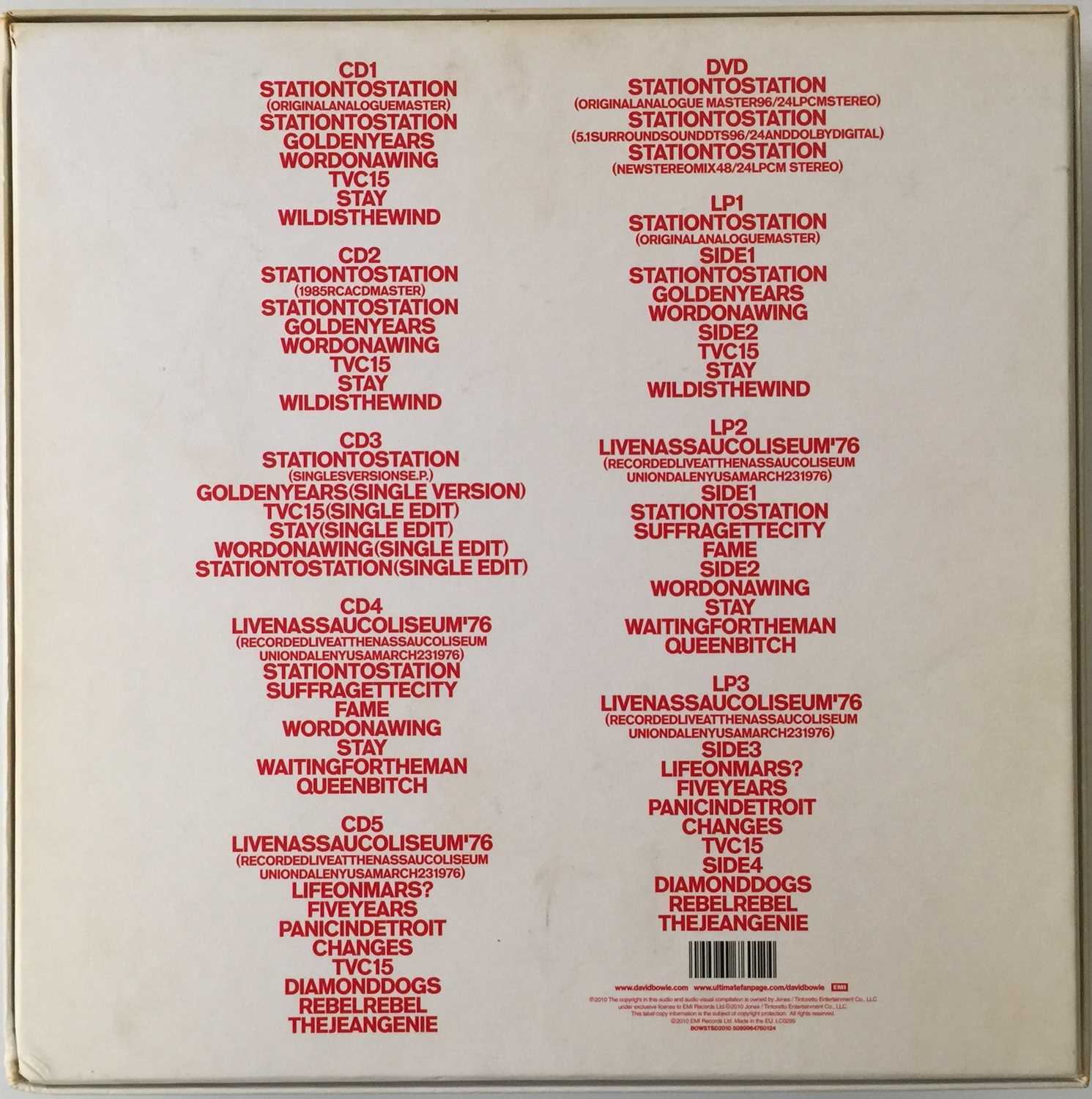 Lot 676 - DAVID BOWIE - STATION TO STATION BOX SET