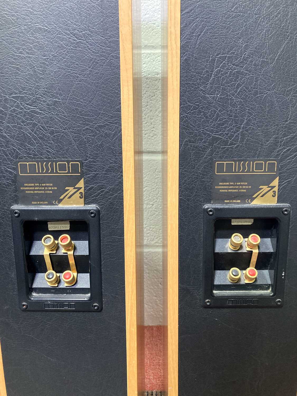 Lot 30 MISSION 773 HIFI SPEAKERS.