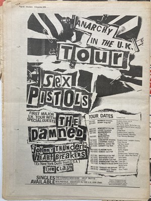 Lot 481 - PUNK ERA NEWSPAPERS.