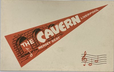 Lot 246 - CAVERN CLUB CHRISTMAS CARD 1963