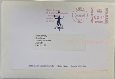 Lot 247 - MPL / PAUL MCCARTNEY LETTER ON MCCARTNEY STATIONARY