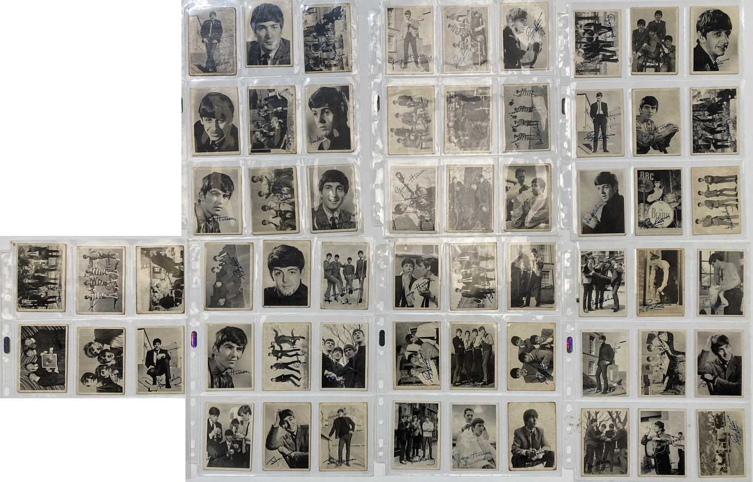 Lot 503 - THE BEATLES - A COMPLETE SET OF A&BC BUBBLE GUM CARDS.