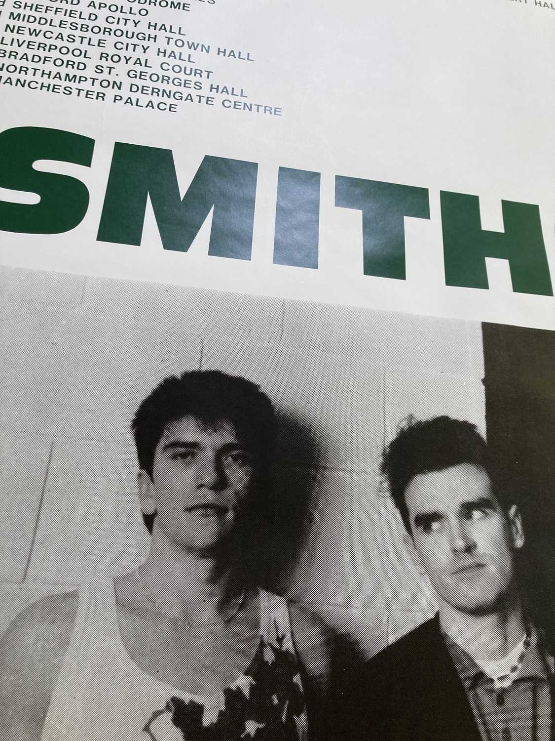 Lot 485 - THE SMITHS - 1985 MEAT IS MURDER TOUR POSTER.