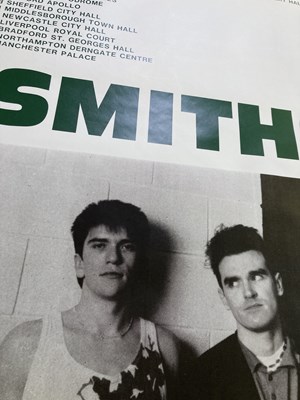 Lot 485 - THE SMITHS - 1985 MEAT IS MURDER TOUR POSTER.