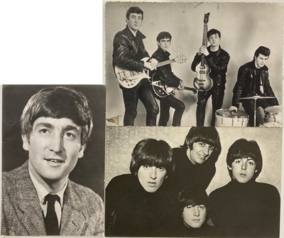 Lot 249 - THE BEATLES EARLY PROMOTIONAL POSTCARDS INC WITH PETE BEST