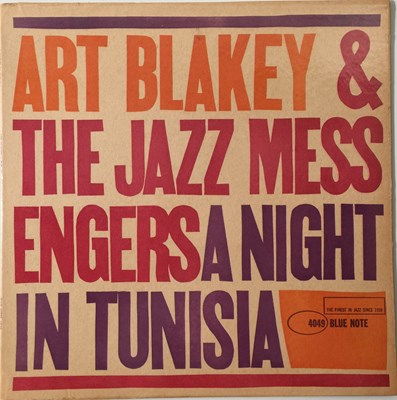 Lot 220 - ART BLAKEY & THE JAZZ MESSENGERS - A NIGHT IN TUNISIA LP (ORIGINAL US COPY - BLUE NOTE BLP 4049)