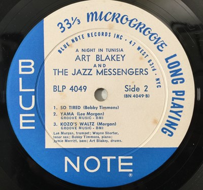 Lot 220 - ART BLAKEY & THE JAZZ MESSENGERS - A NIGHT IN TUNISIA LP (ORIGINAL US COPY - BLUE NOTE BLP 4049)