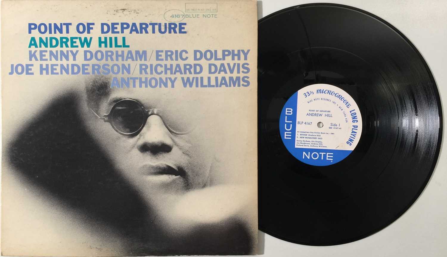 Lot 221 - ANDREW HILL - POINT OF DEPARTURE LP (ORIGINAL US COPY - BLUE NOTE BLP 4167)