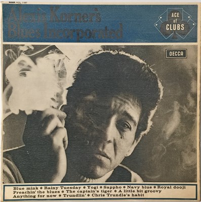 Lot 223 - ALEXIS KORNER'S BLUES INCORPORATED - S/T LP (ORIGINAL UK COPY - ACE OF CLUBS ACL 1187)