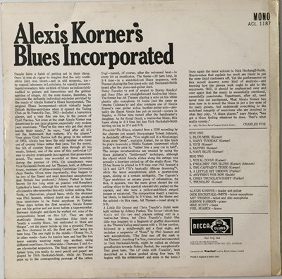 Lot 223 - ALEXIS KORNER'S BLUES INCORPORATED - S/T LP (ORIGINAL UK COPY - ACE OF CLUBS ACL 1187)