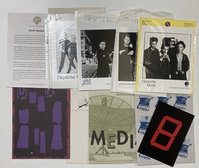 Lot 53 - DEPECHE MODE - PRESS KITS AND PROMO MATERIAL.