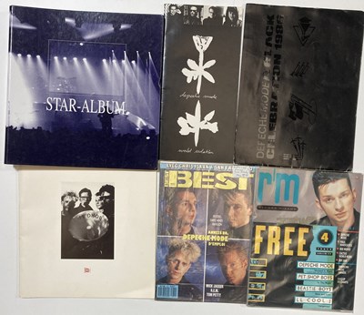 Lot 54 - DEPECHE MODE - PROGRAMMES AND PROMO ITEMS.
