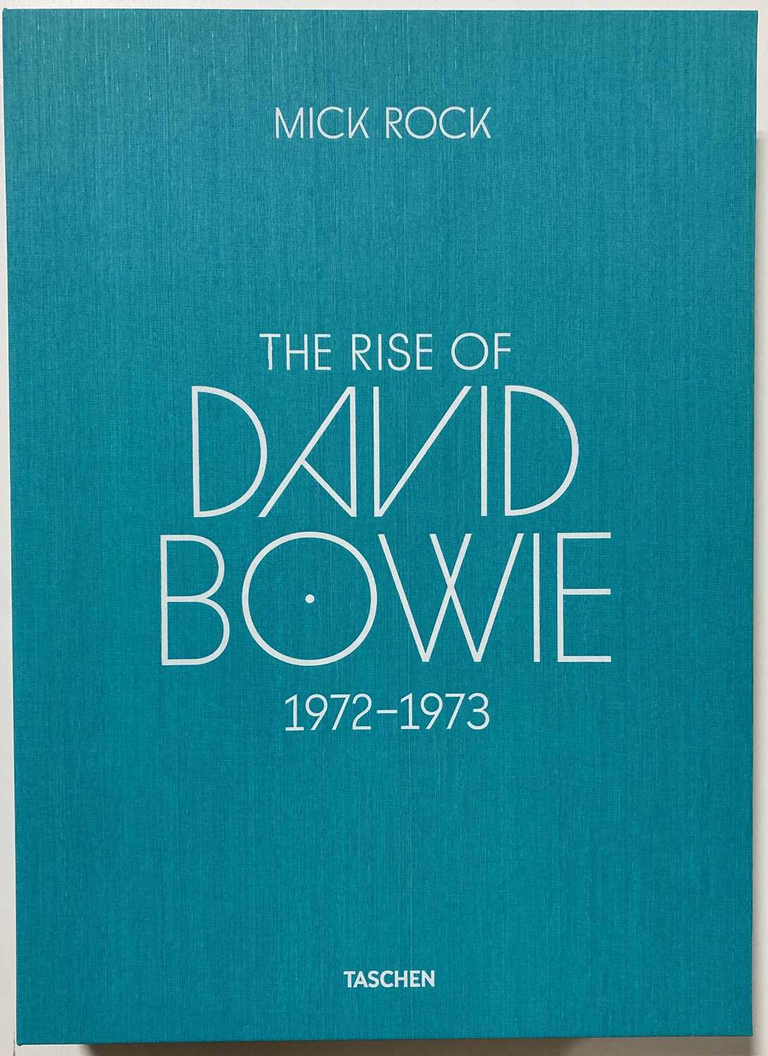 Lot 355 - MICK ROCK / DAVID BOWIE - 'THE RISE OF' SIGNED TASCHEN BOOK.