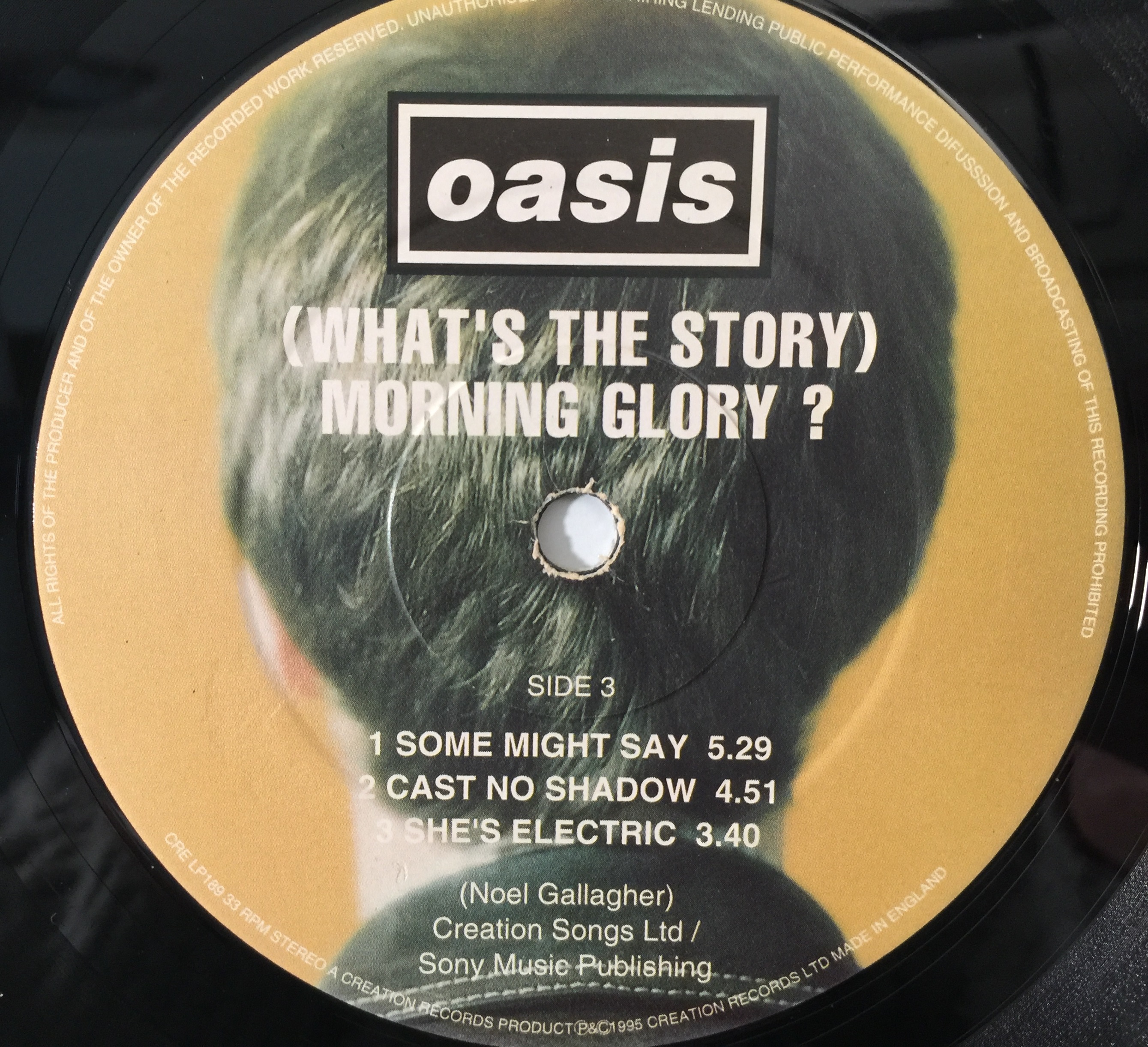 Oasis Morning Gloryレコード UKオリジナル CREATION 最高級のスーパー