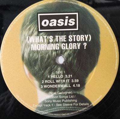 Lot 231 - OASIS - (WHAT'S THE STORY) MORNING GLORY? LP (ORIGINAL UK COPY - CREATION CRE LP 189)