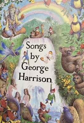 Lot 511 - GEORGE HARRISON - SIGNED SONGS GENESIS BOOK.