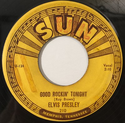 Lot 251 - ELVIS PRESLEY - GOOD ROCKIN' TONIGHT 7" (ORIGINAL US COPY - SUN 210 - SAMPLE)