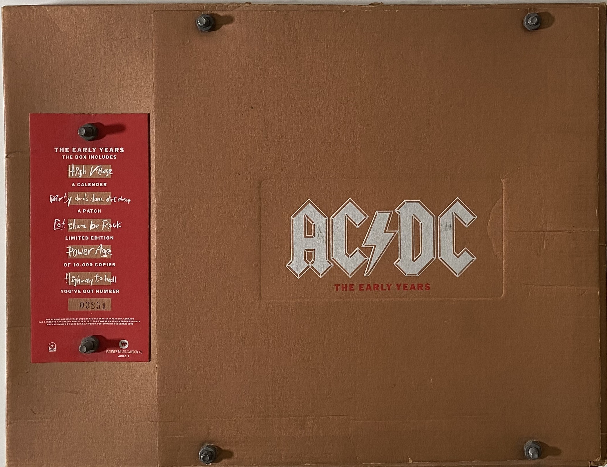 Lot 247 - AC/DC - THE EARLY YEARS - BOX SET