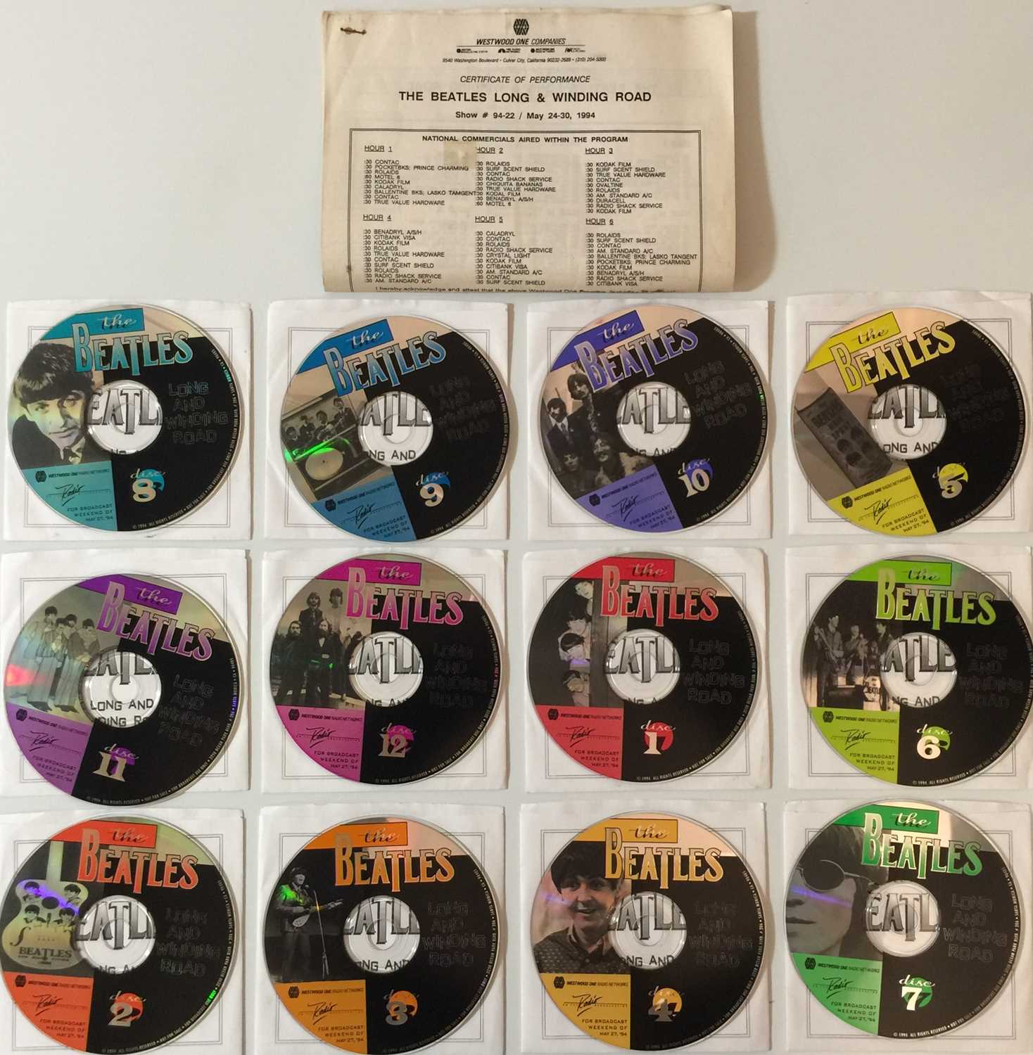 Lot 28 - THE BEATLES - WESTWOOD ONE PUBLIC BROADCAST CD RARITIES