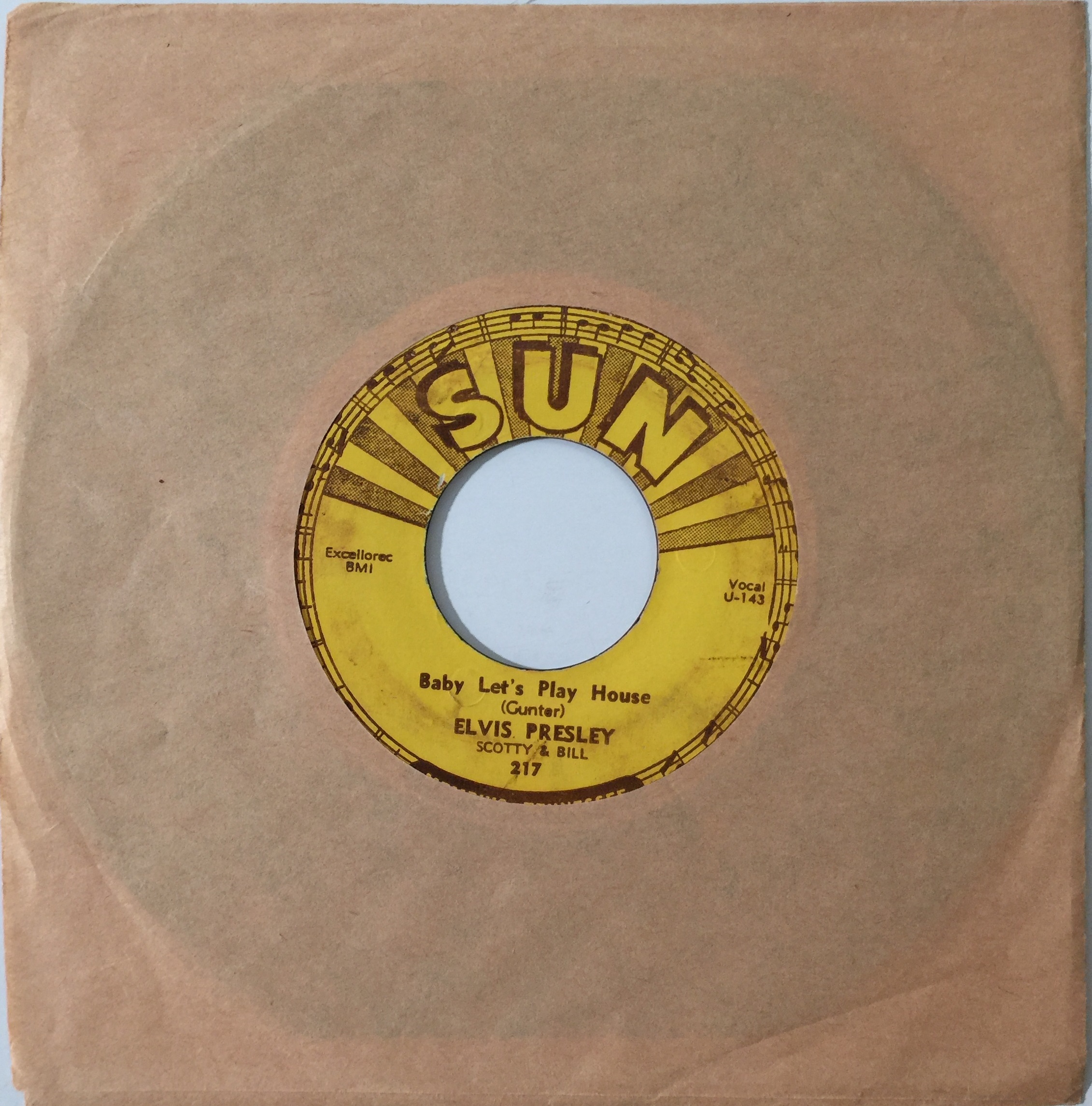 Baby let's play house 7インチ USオリジナ Elvis 【公式通販】