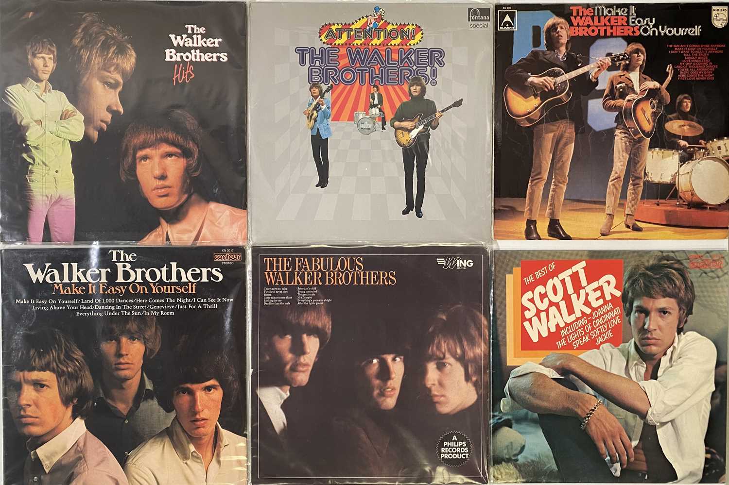 Lot 700 - WALKER BROTHERS - LP COLLECTION