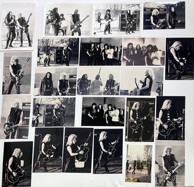 Lot 585 - BILLY DUFFY / THE CULT - ORIGINAL PHOTOGRAPHS FROM THE 'LIL DEVIL' VIDEO SHOOT.