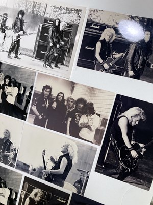 Lot 585 - BILLY DUFFY / THE CULT - ORIGINAL PHOTOGRAPHS FROM THE 'LIL DEVIL' VIDEO SHOOT.