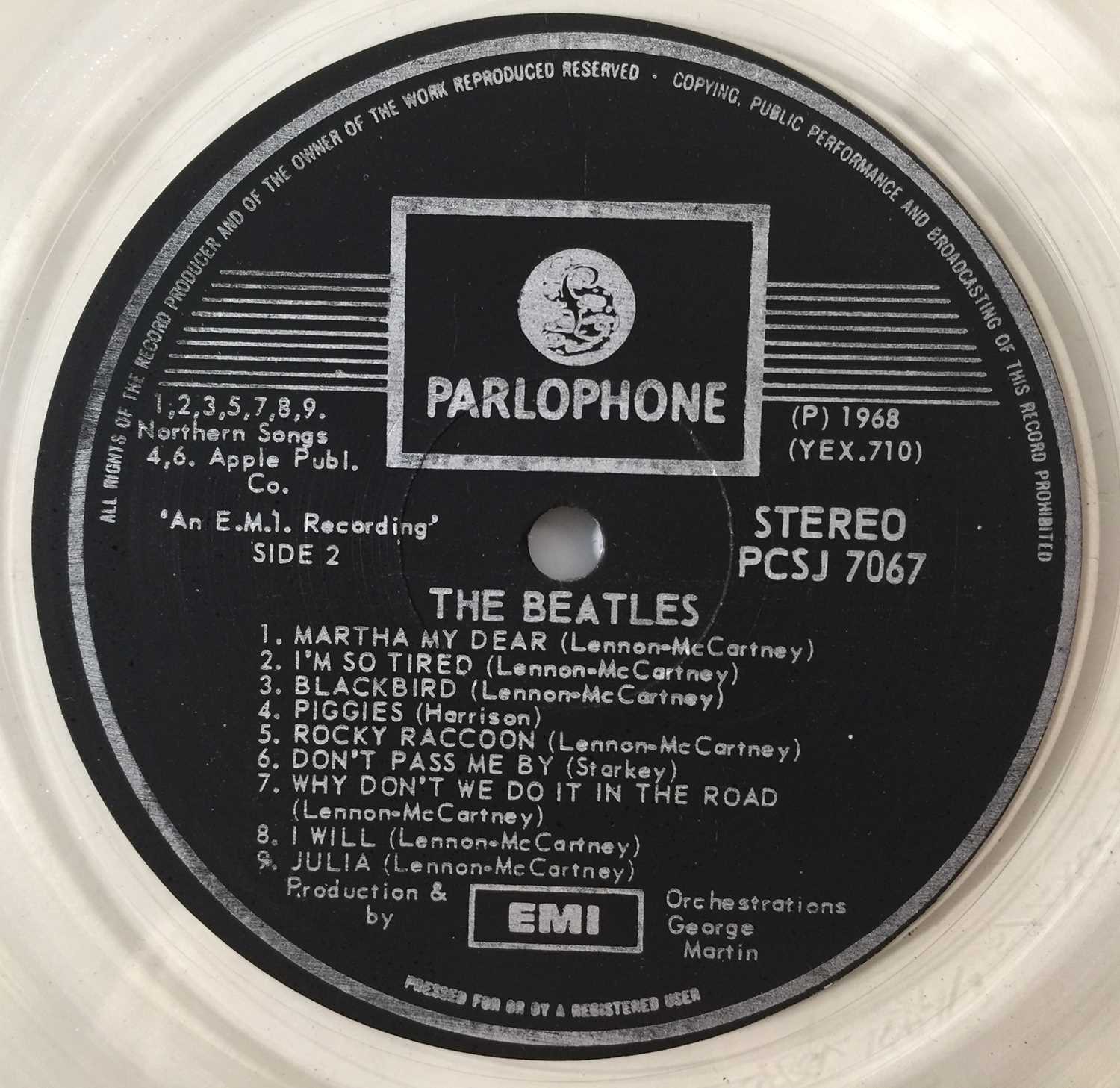 Lot 271 THE BEATLES WHITE ALBUM LP (LIMITED Lot 271 THE BEATLES WHITE ALBUM LP (LIMITED