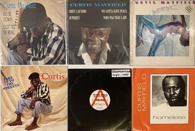 Lot 702 - CURTIS MAYFIELD - LP & 12" COLLECTION