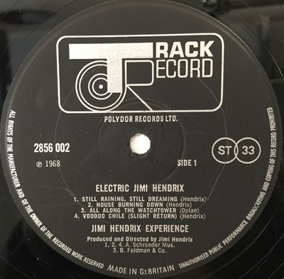 Lot 274 - JIMI HENDRIX EXPERIENCE - ELECTRIC JIMI HENDRIX LP (ORIGINAL UK CLUB EDITION - TRACK 2856 002)