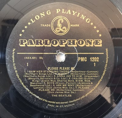 Lot 34 - THE BEATLES - PLEASE PLEASE ME LP (2ND UK MONO 'BLACK AND GOLD' - PMC 1202)