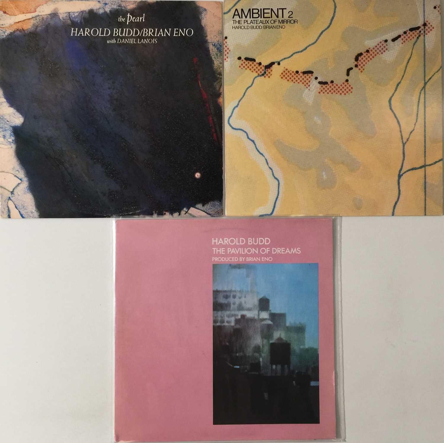 Lot 278 - HAROLD BUDD/BRIAN ENO - LP RARITIES