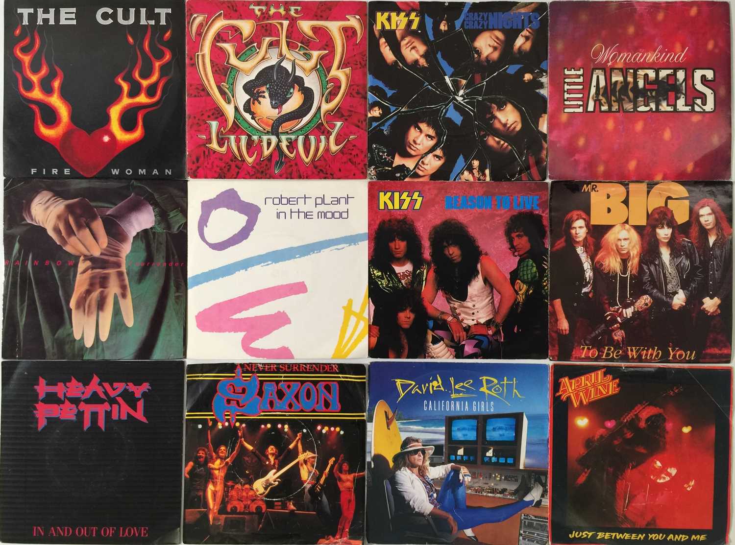 Lot 711 - HEAVY METAL - 7" COLLECTION