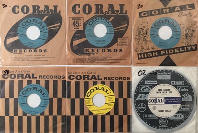 Lot 188 - BUDDY HOLLY - 7" CORAL PACK