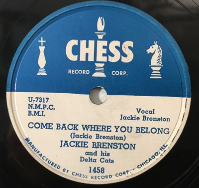 Lot 268 - JACKIE BRENSTON - ROCKET 88 - ORIGINAL US 10" 78RPM RECORDING (CHESS 1458)