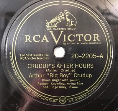Lot 276 - ARTHUR 'BIG BOY' CRUDUP - THAT'S ALL RIGHT - ORIGINAL US 10" 78RPM RECORDING (RCA VICTOR 20-2205)