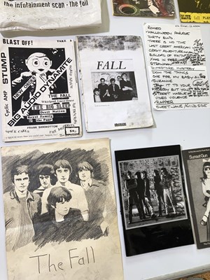 Lot 455 - THE FALL / MARK E. SMITH - ORIGINAL PUNK ZINES AND MEMORABILIA OWNED BY MARK E. SMITH.