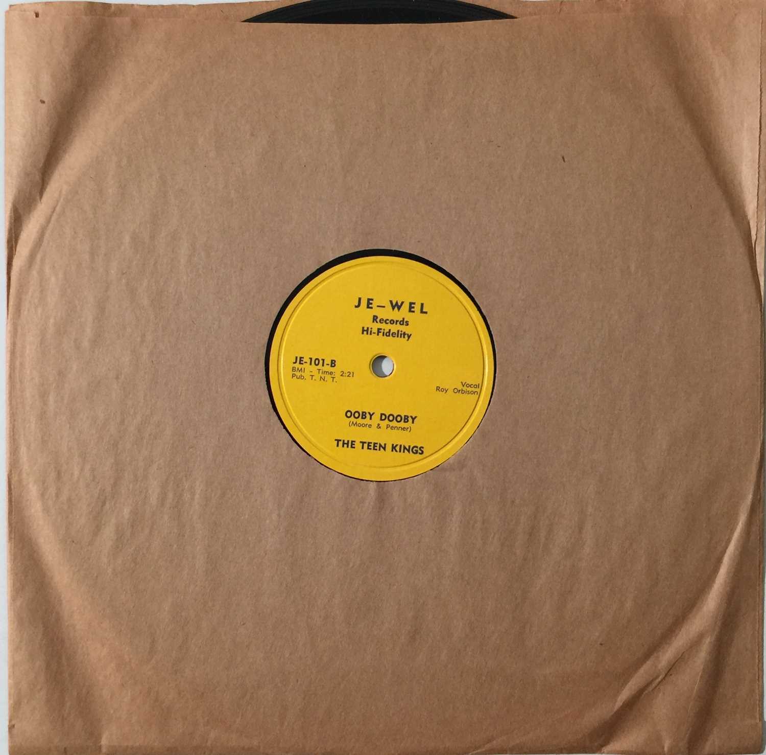 Lot 295 - THE TEEN KINGS (ROY ORBISON ) - OOBY DOOBY- ORIGINAL US 10" 78RPM RECORDING (JE-WEL JE-101)