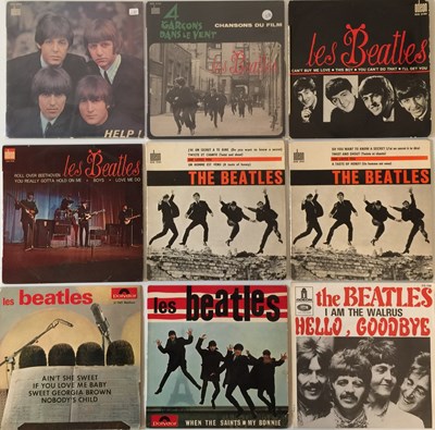 Lot 46 - THE BEATLES - FRENCH 7'' COLLECTION