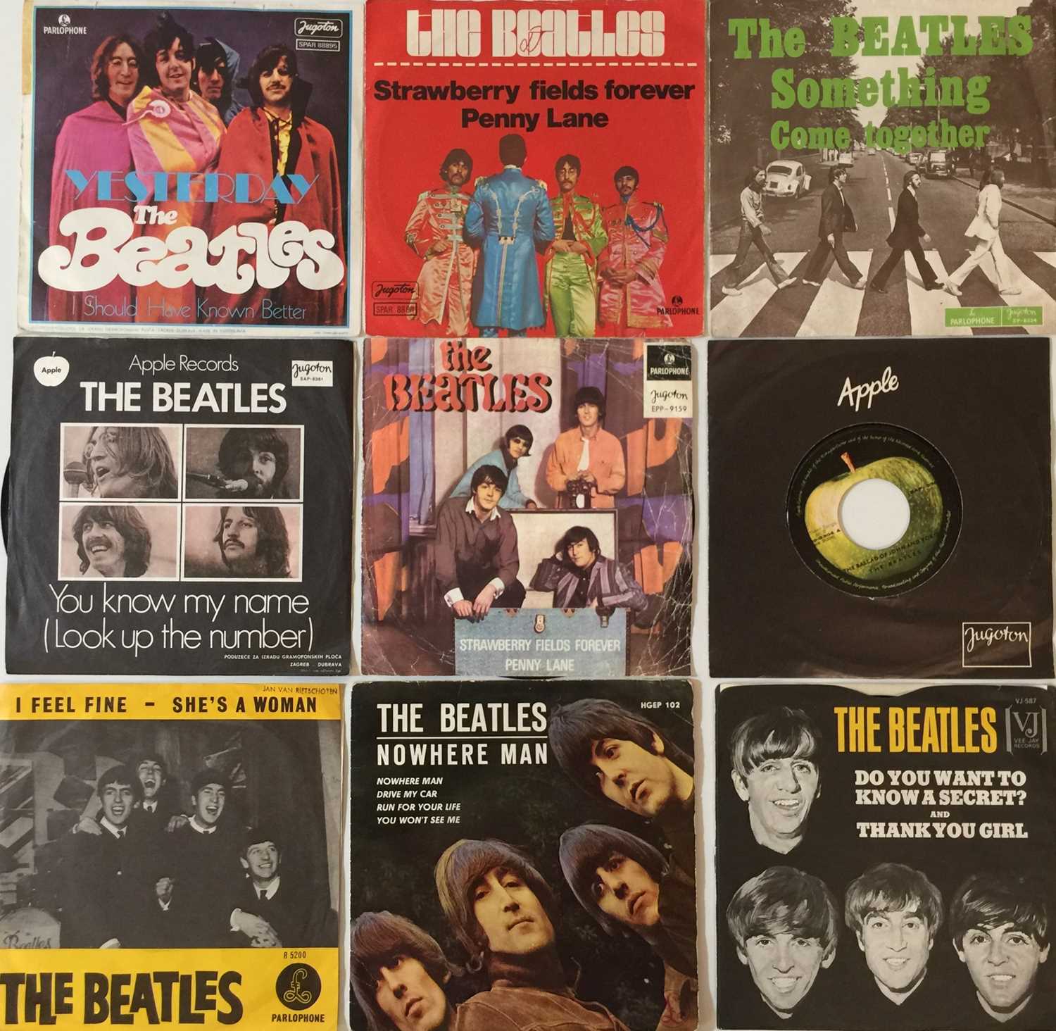 Lot 47 - THE BEATLES - OBSCURITIES/ PRIVATE PRESSED 7'' COLLECTION