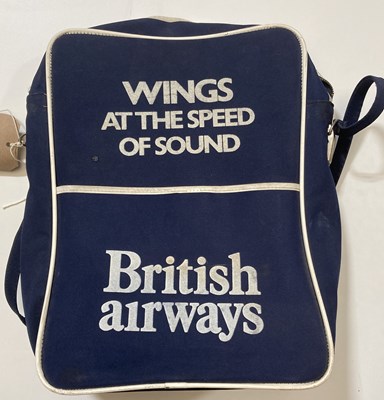 Lot 527 - THE BEATLES - WINGS AT THE SPEED OF SOUND - ORIGINAL BIRTISH AIRWAYS BAG.